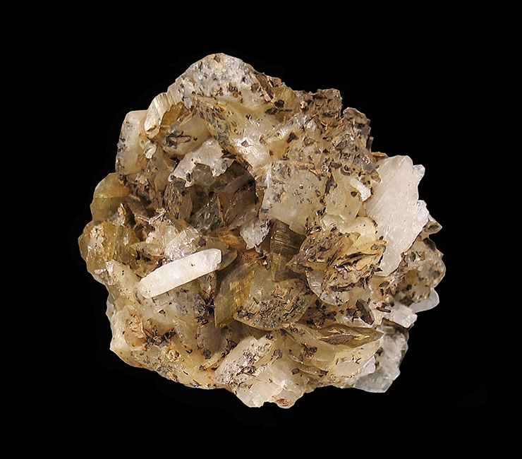 Siderite, Dolomite, Albite, Pyrrhotite and Quartz, Morro Velho Mine, Minas Gerais, Brazil